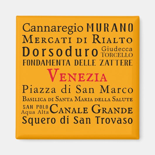 Ciao Venezia! Magnet (Vorne)