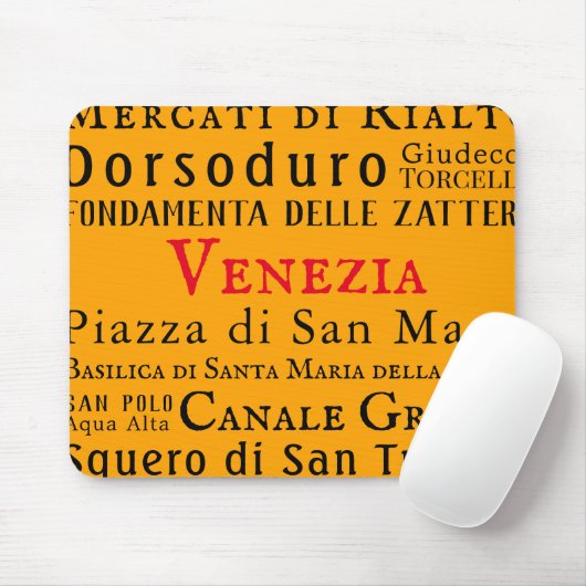 Ciao Venezia! Mousepad (Mit Mouse)