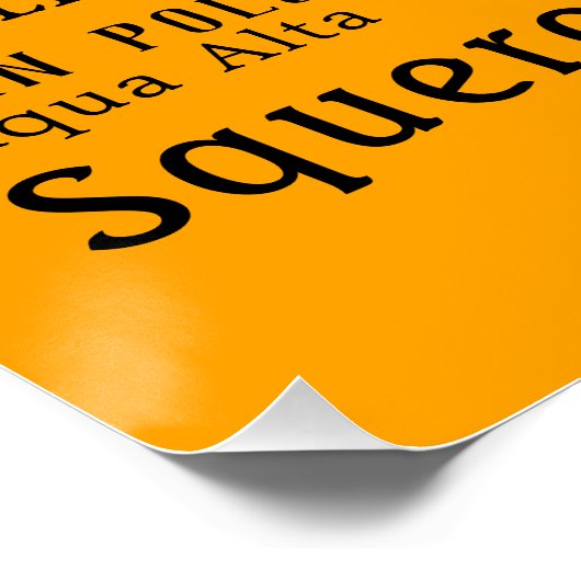 Ciao Venezia! Poster (Ecke)