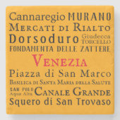 Ciao Venezia! Steinuntersetzer (Vorderseite)