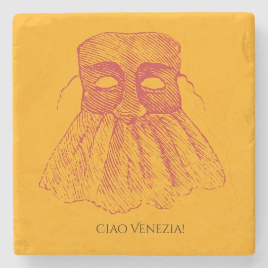 Ciao Venezia! Steinuntersetzer (Vorderseite)