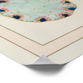 Ciara Butterfly mit französischer Mat Print Poster (Ecke)