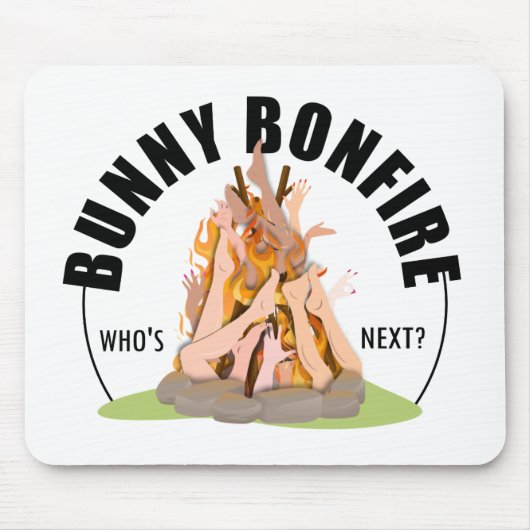 Ciara St James Bunny Bonfire-Mauspad Mousepad (Vorne)