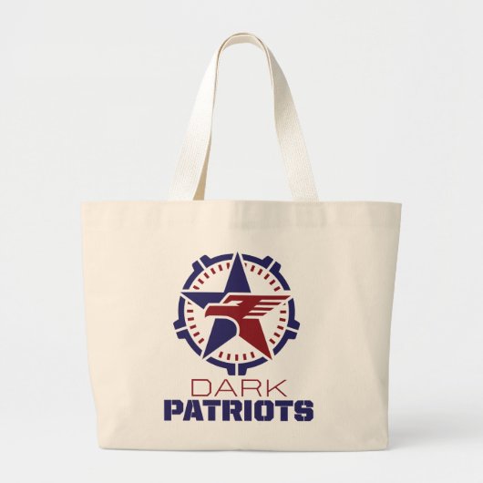 Ciara St James Dark Patriots-Tasche Jumbo Stoffbeutel (Vorne)