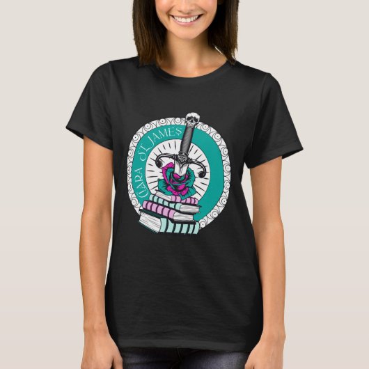 Ciara St James Logo Kurzarm T-Shirt Damen Lg (Vorderseite)