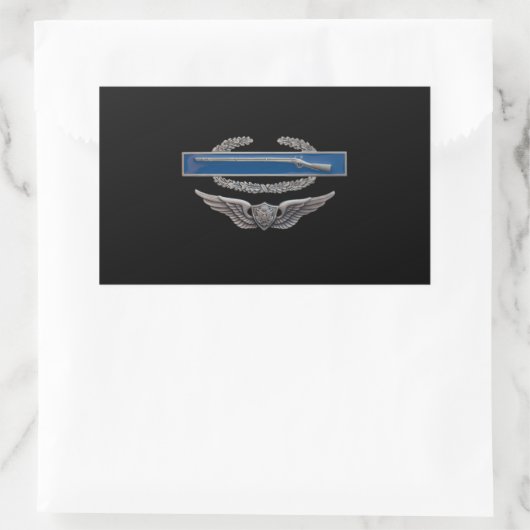 CIB Aviation Rechteckiger Aufkleber (Tasche)