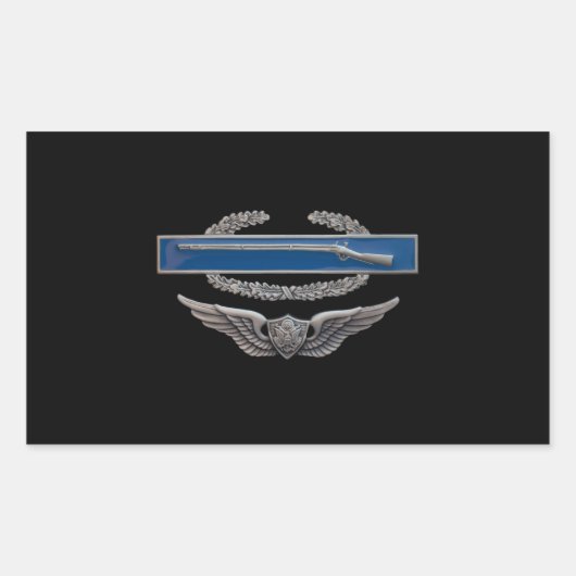 CIB Aviation Rechteckiger Aufkleber (Vorderseite)