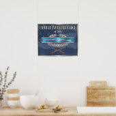 CIB Combat Infantry Abzeichen Poster (Küche)