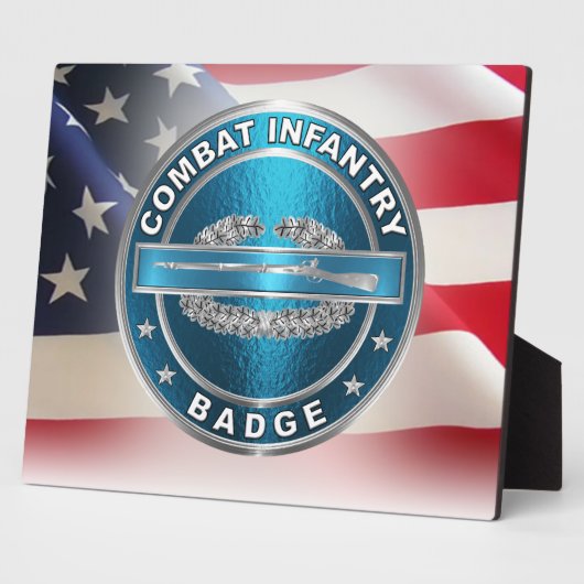 CIB Combat Infantryman Abzeichen Fotoplatte (Seite)