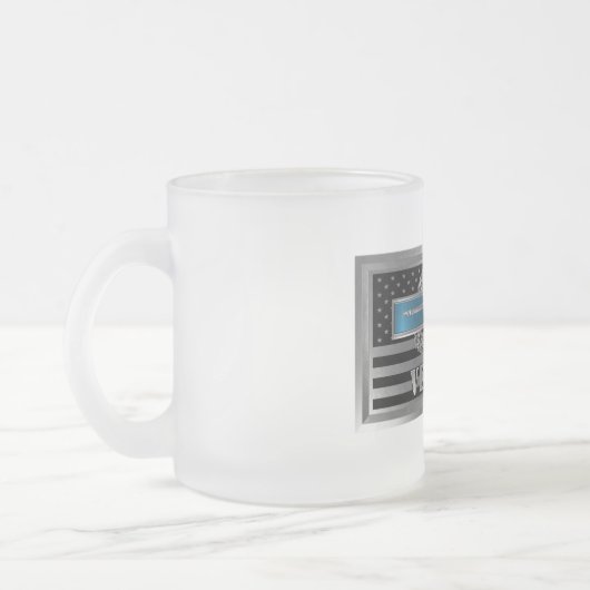 CIB Combat Veteran Combat Infantryman Abzeichen Mattglastasse (Links)