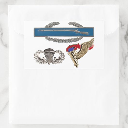 CIB Im Flugzeug Pathfinder Rechteckiger Aufkleber (Tasche)