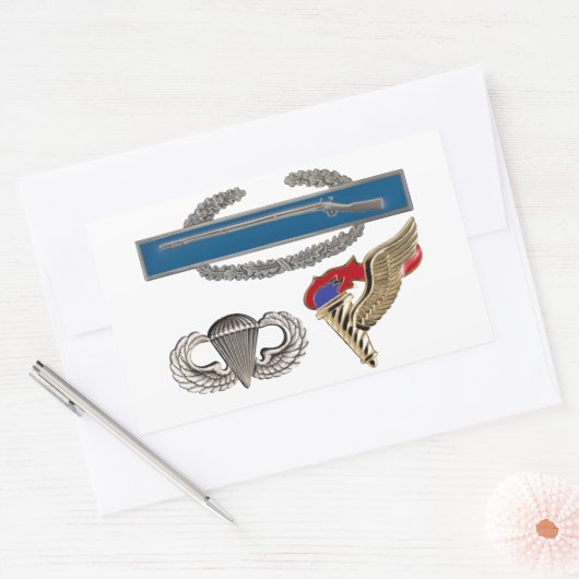 CIB Im Flugzeug Pathfinder Rechteckiger Aufkleber (Umschlag)