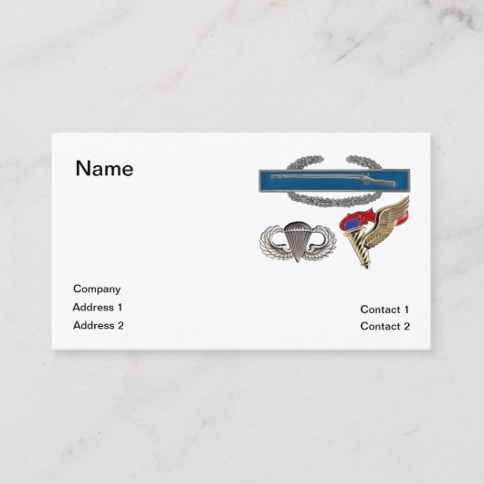 CIB Im Flugzeug Pathfinder Visitenkarte (Vorderseite)