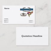 CIB Im Flugzeug Pathfinder Visitenkarte (Vorne/Hinten)