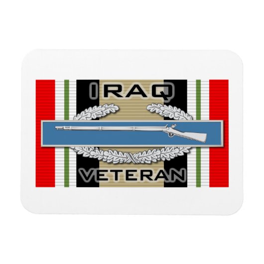 CIB Iraq Veteran Magnet (Horizontal)
