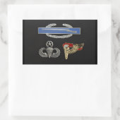 CIB Master Im Flugzeug Pathfinder Rechteckiger Aufkleber (Tasche)