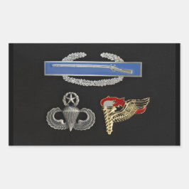 CIB Master Im Flugzeug Pathfinder Rechteckiger Aufkleber