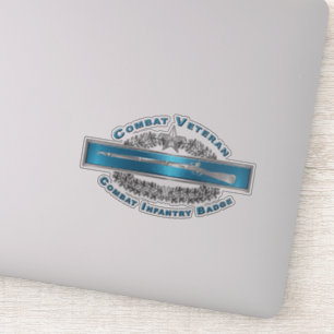CIB Star Combat Veteran Combat Infantryman Abzeich Aufkleber