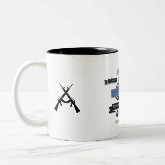 "CIB - The Original Badass"-Tasse Zweifarbige Tasse (Links)