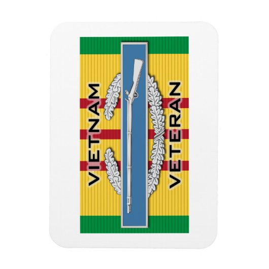 CIB Vietnam Veteran Magnet (Vertikal)