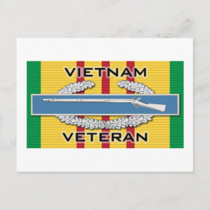 CIB Vietnam Veteran Postkarte