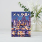 Cibeles-Brunnen Spanien Postkarte (Stehend Vorderseite)