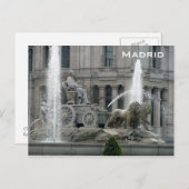 Cibeles Postkarte (Vorne/Hinten)