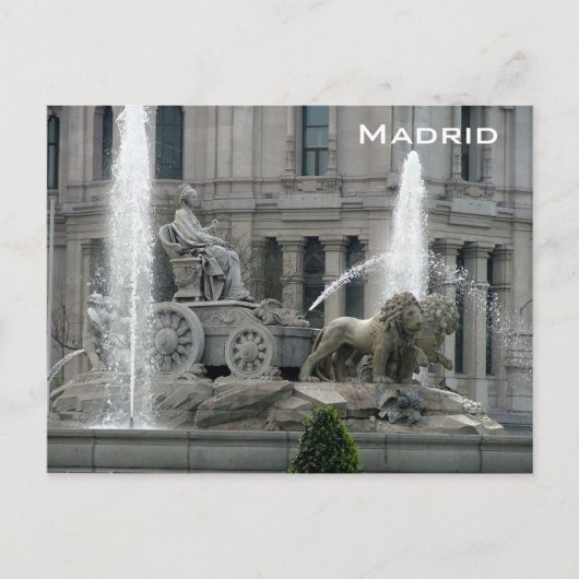 Cibeles Postkarte (Vorderseite)