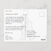 Cibelge Fountain Madrid Madrid Postkarte (Rückseite)