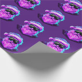 Ciberpunk Santa 2 Geschenkpapier (Ecke)