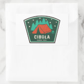 Cibola-Camping Rechteckiger Aufkleber (Tasche)