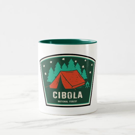 Cibola-Camping Zweifarbige Tasse (Mittel)
