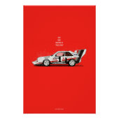 CiC Audi Quattro S1 Poster (Vorderseite)