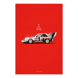 CiC Audi Quattro S1 Poster