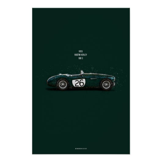 CiC Austin Healey 100S Poster (Vorderseite)