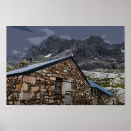 CIC Hut, Ben Nevis, Schottland Poster