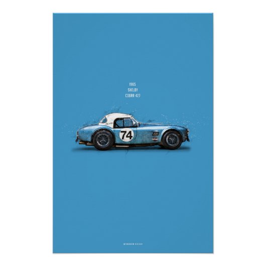 CiC Shelby Cobra Hardtop Poster (Vorderseite)