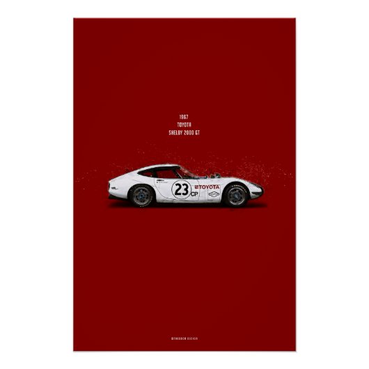 CiC Shelby Toyota 2000GT Poster (Vorderseite)