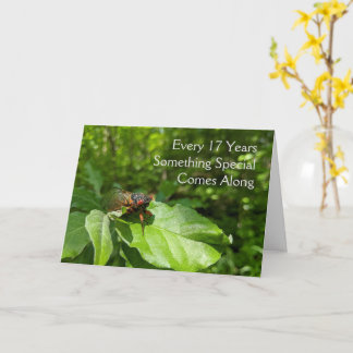 Cicada 17. Geburtstag Karte