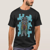Cicada 2024 Cicada Broods XIX und XII Autismus Ges T-Shirt (Vorderseite)