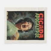 Cicada Apokalypse 2024 Fleecedecke (Vorderseite (Horizontal))