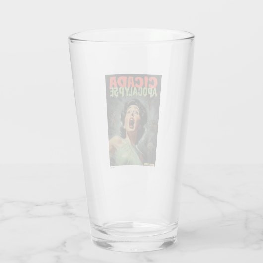 Cicada Apokalypse 2024 Glas (Rückseite)