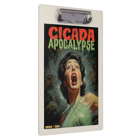 Cicada Apokalypse 2024 Klemmbrett (Rechts)