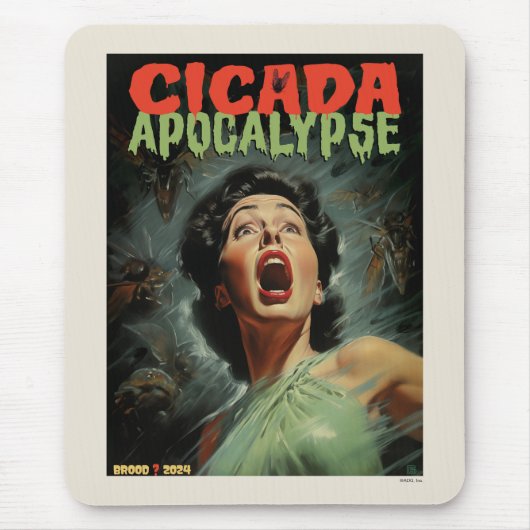 Cicada Apokalypse 2024 Mousepad (Vorne)