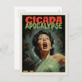 Cicada Apokalypse 2024 Postkarte (Vorne/Hinten)