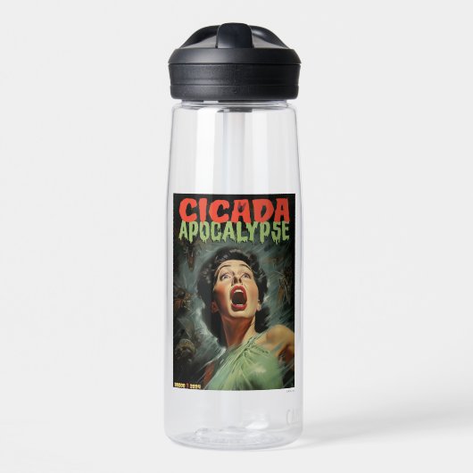 Cicada Apokalypse 2024 Trinkflasche (Vorne)