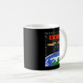 Cicada Apokalypse Brood X Invasion Cicada Kaffeetasse (VorderseiteRechts)