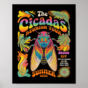 Cicada Brood Xiv Sommer 2025 Wiedersehen Tour Swar Poster