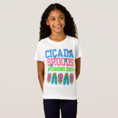 CICADA BROODS INCOMING 2024 Fun Kids T-Shirt (Vorne ganz)