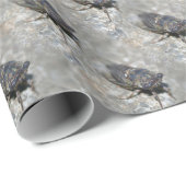 Cicada Bug Face Nattern Muster Geschenkpapier (Rolleneckpunkt)